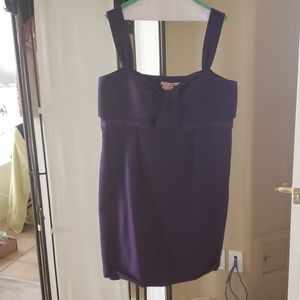 Purple boden dress with straps gently used